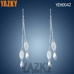 S925 silver earring long style lead shape earring new silver earring