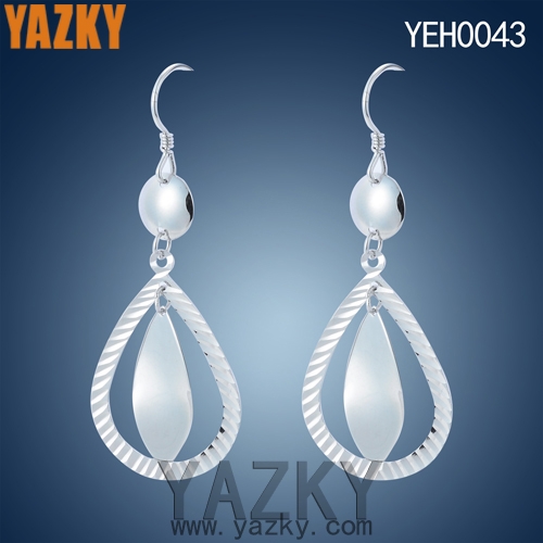 S925 silver earring water drop earring for lady