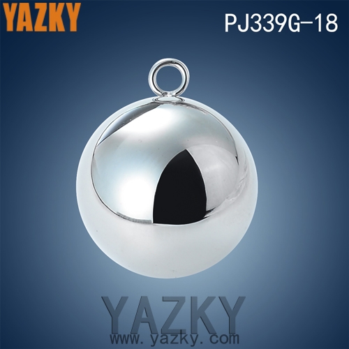 Customize size ball shape stainless steel charm pendant