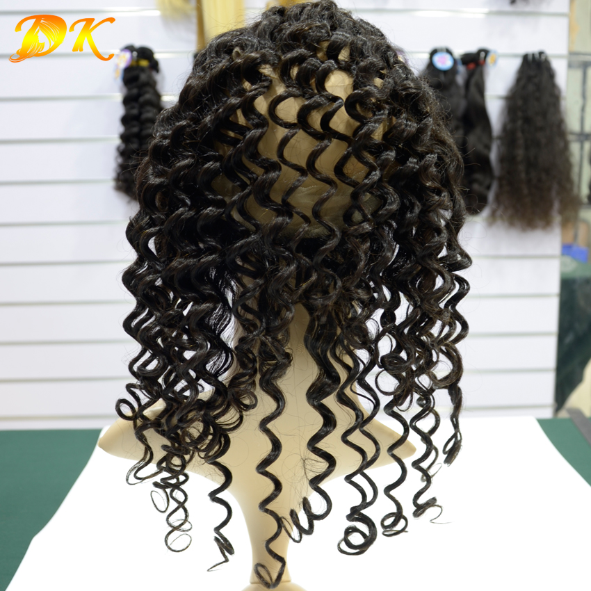 360 Lace Frontal 22.5x4x2, Human Virgin Hair Deep Wave Full Lace Band Frontal