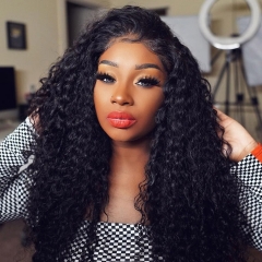 Italian Curly Transparent HD 4x4 5x5 Lace Closure Wig 100% Plus Virgin Hair