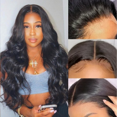 Body Wave Transparent HD 4x4 5x5 Lace Closure Wig 100% Plus Virgin Hair