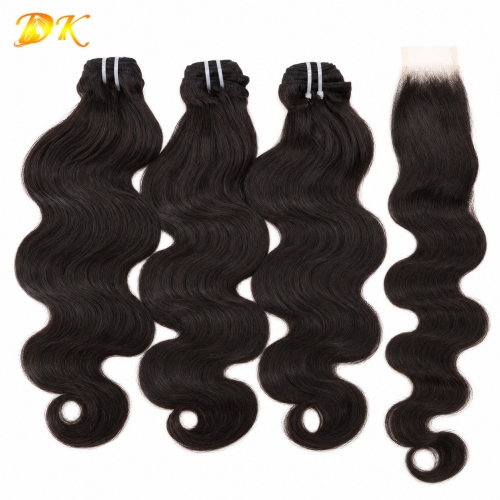 Body Wave Hair Weaves With 2x6 HD Transparent Lace Closure Plus Virgin Human Hair Body Wave Hair Weaves With 2x6 HD Transparent Lace Closure Plus Virgin Human Hair