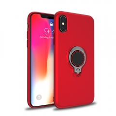 Saiboro New arrival TPU shockproof 360 ring stand mobile phone case for iphone X