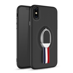 Saiboro new products car magnetic case, shockproof hybrid phone case for iphone x with stand