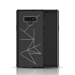 Saiboro New products car magnetic tpu with metal mobile phone case for sumsung note9