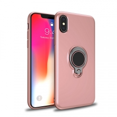 Saiboro New arrival TPU shockproof 360 ring stand mobile phone case for iphone X