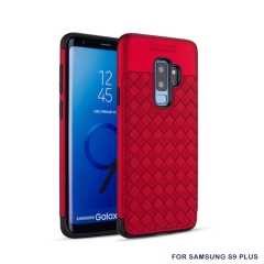 Saiboro New product soft tpu pc woven cell phone case for samsung S9