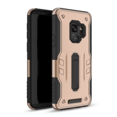 Saiboro New Arrival tpu with pc metal stand mobile phone back cover,cell phone case for samsung S9