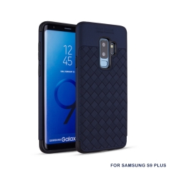 Saiboro New product soft tpu pc woven cell phone case for samsung S9