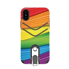 Saiboro Factory case TPU+PC pattern design cover for iphone X