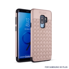 Saiboro New product soft tpu pc woven cell phone case for samsung S9