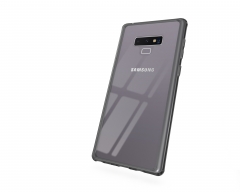 Saiboro ultra thin clear tempered glass phone case for samsung galaxy note 9 shockproof back cover