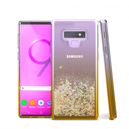 Saiboro The new TPU Gradient glitter quicksand mobile Phone case for samshung note9