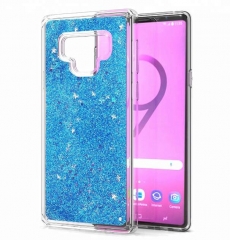 Saiboro New design TPU blingbling liquid quicksand mobile phone case for samsung note9