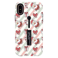 Saiboro Shockproof hybrid Christmas pattern phone case for iPhone Xs