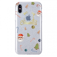 Saiboro Wholesale 3 in 1 PC+TPU Glitter Paper Hybrid Phone Accessories Mobile Case For Iphone Xs max