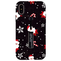 Saiboro Shockproof TPU+PC hybrid Christmas pattern phone case for iPhone XS MAX