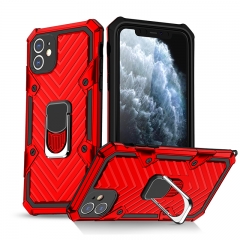 Best selling 2 in 1 hard phone case armor military grade shockproof ring kickstand cell phone back cover case for iphone 11