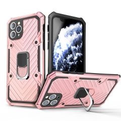 Hot Sale Pc+Tpu 2 In 1 Shockproof Armor Phone Back Cover With Ring Kickstand For IPhone 11 pro