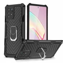 For Samsung A81 Case, TPU+PC Shockproof Kickstand Armor Phone Cover Case For Samsung A81