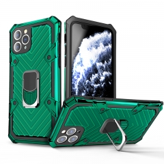 Hot Sale Pc+Tpu 2 In 1 Shockproof Armor Phone Back Cover With Ring Kickstand For IPhone 11 pro