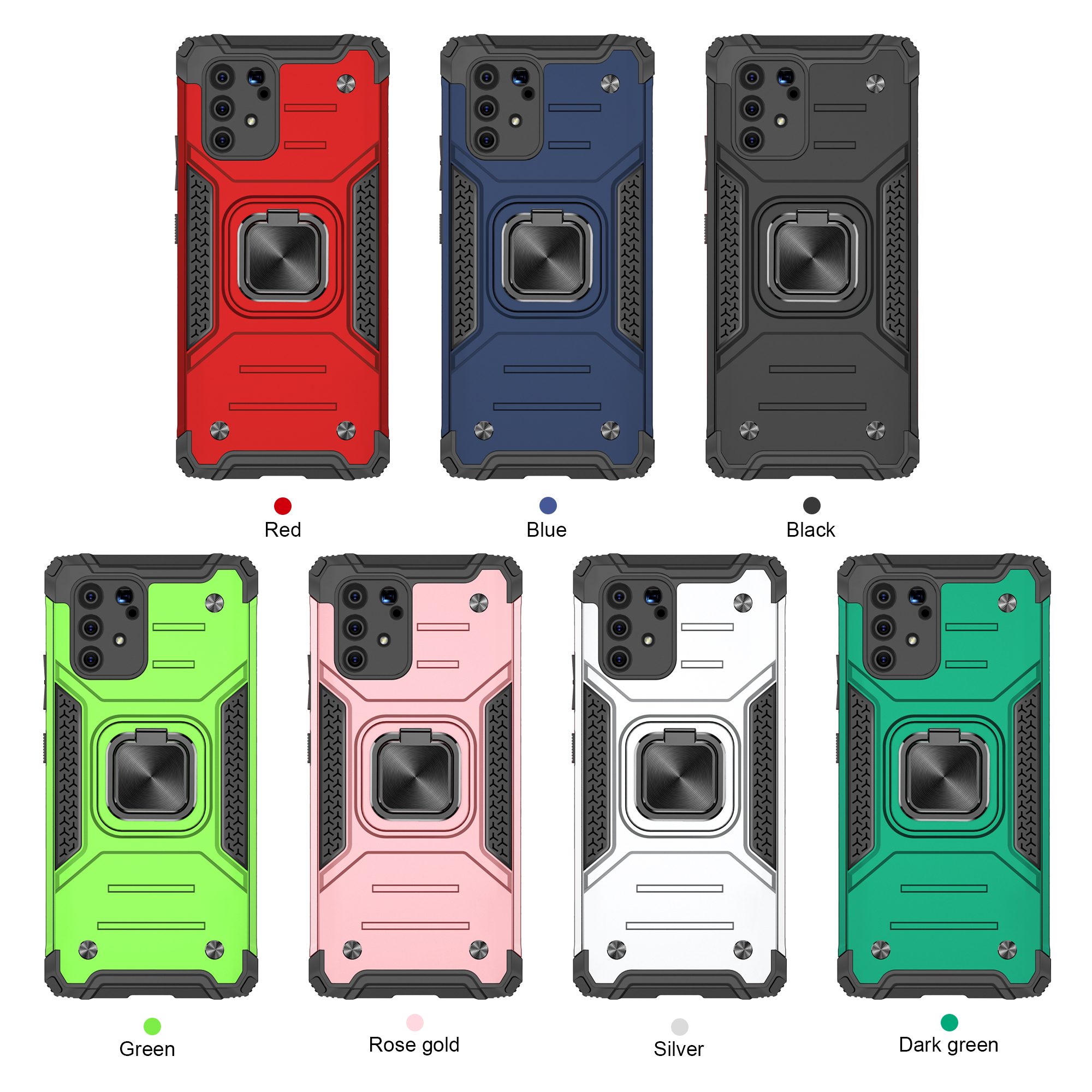 Military Fall-proof Multi-function Cell Phone Case For Sam M80s S10lite 