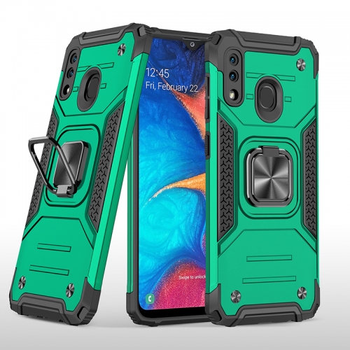 Shockproof Scratch-Proof Concealed Bracket Shockproof Bumper Anti-Drop PC Frame + TPU Phone Cover Case For SAM A20/A30