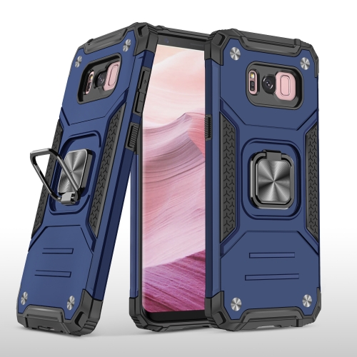 360 Metal Kickstand Magnetic Hybrid Armor Ring Holder Cell Phone Back Cover Case For SAM S8 Cellphone Case