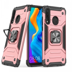 Ring Hold Kickstand Shockproof Armor Bumper Phone Case For Huawei Nova4e/p30 lite