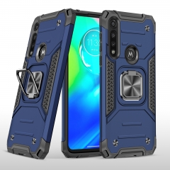 2020 Full Protective Mobile Cover Adjustable Magnet Finger Ring Holder Phone Cases For MOTO G-POWER