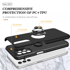 Saiboro New arrival TPU PC Shockproof 360 ring metal stand Cell Phone Cases for samsung A32 5G