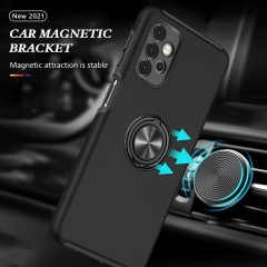 Saiboro New arrival TPU PC Shockproof 360 ring metal stand Cell Phone Cases for samsung A32 5G