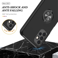 Saiboro New arrival TPU PC Shockproof 360 ring metal stand Cell Phone Cases for samsung A32 5G