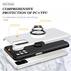 Saiboro Wholesale price TPU+PC high quality shockproof metal stand mobile phone case for samsung M51