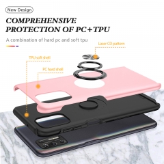 Saiboro Luxury TPU+PC Kickstand shockproof mobile phone case for samsung note9,car holder for Motorola G stylus 2021