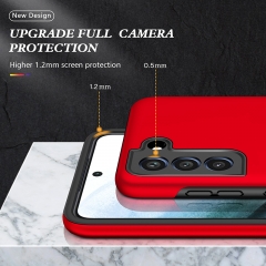Saiboro New product TPU+PC shockproof Built in ring stand mobile phone case for samsung S21 FE