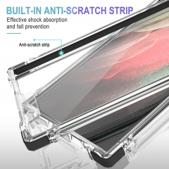 Shockproof Acrylic TPU Transparent Mobile Cell Phone Cover For Samsung S22 Ultra