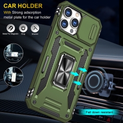 for iphone 13 pro max luxury Hybrid phone cover Shockproof Military Grade Magnetic Case for iphone 13 phone case factory