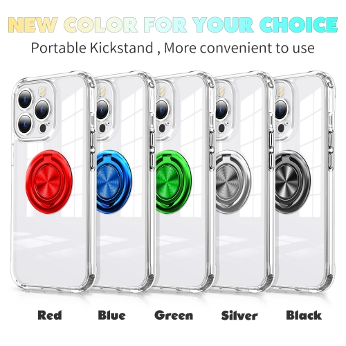 Luxury newest mobile back cover for iphone 14 13 12 kickstand clear cell phone case