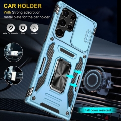 for samsung s22 ultra luxury Hybrid phone cover Shockproof Military Grade Magnetic Case for samsung s21 s22