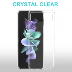 Clear Transparent Case Magnetic Phone Covers for Samsung Galaxy Z Flip 4 Clear Mobile Phone Shell
