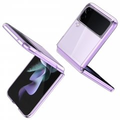 Transparent PC TPU Slim Protection Hybrid Cover Case for Samsung Galaxy Z Flip 3...