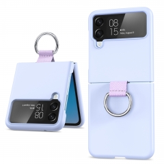 Case with metal ring Case for Samsung Galaxy Z FLIP 3/4 Phone Case For Samsung Full Protection Cover