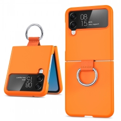 Case with metal ring Case for Samsung Galaxy Z FLIP 3/4 Phone Case For Samsung Full Protection Cover