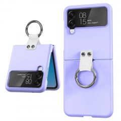 Case with metal ring Case for Samsung Galaxy Z FLIP 3/4 Phone Case For Samsung Full Protection Cover