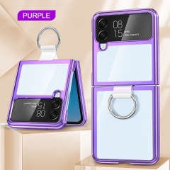 Mobile Luxury Clear phone case For Samsung Galaxy Z Flip3 Case 5G For Z Flip 4