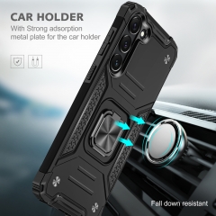 2 IN 1 Kickstand Mobile Phone Case for Samusng S23 Cell Back Cover For Samsung S23 Pro S23Plus
