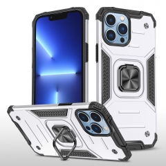 TPU PC Combo Defender Armor Metal Ring Kickstand cover for iPhone 14/14 Pro/14 Pro Max phone accessory