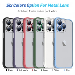 Shockproof Clear Acrylic Mobile Phone Cases For iPhone 13 12 11 Pro Max Xs Xr 7 8 Plus Hard Back Cover